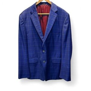 Byron British Style Fine Italian 100 Wool Sz 48. P-P22”L-31”